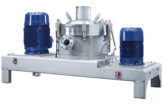 Hosokawa Alpine Dual Mill voor het malen van lignine