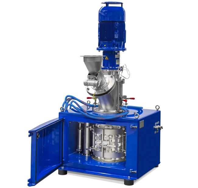 Flexomix menger / agglomerator voor nucleaire materialen