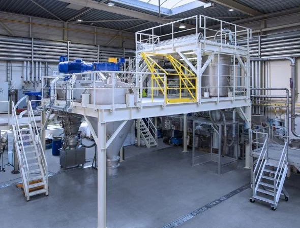 Test- & Ontwikkelcentrum voor procestechnologie voor cosmetische poeders